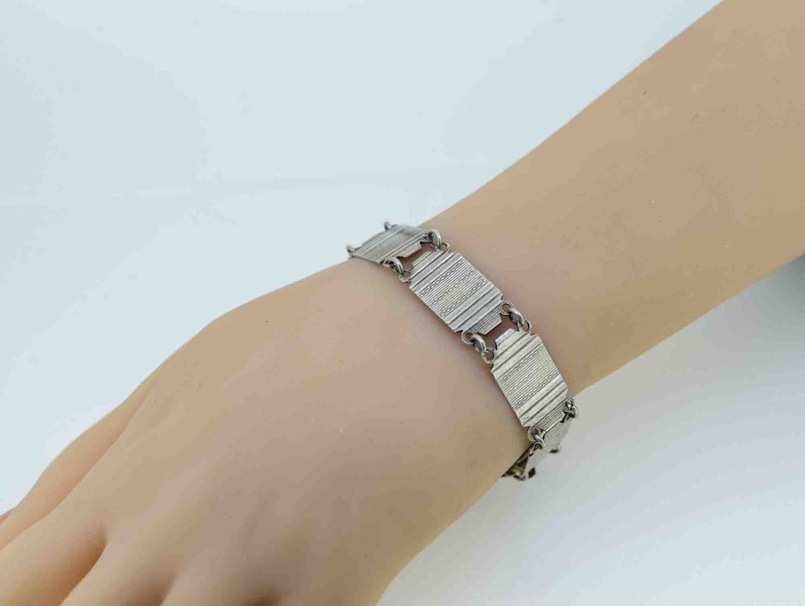 Art Deco Silver Bracelet