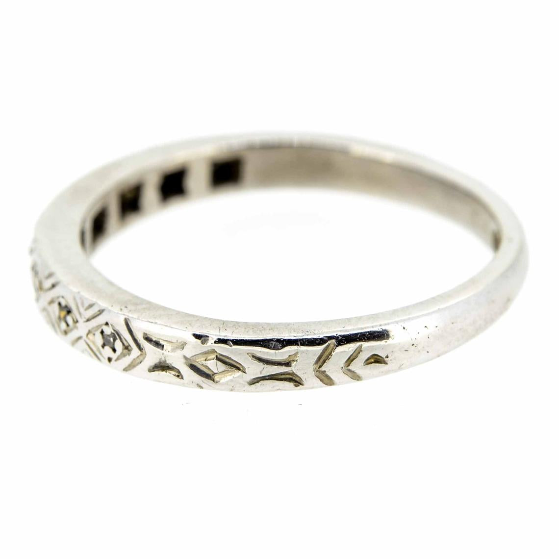 1960s 18ct White Gold Diamond Eternity Ring