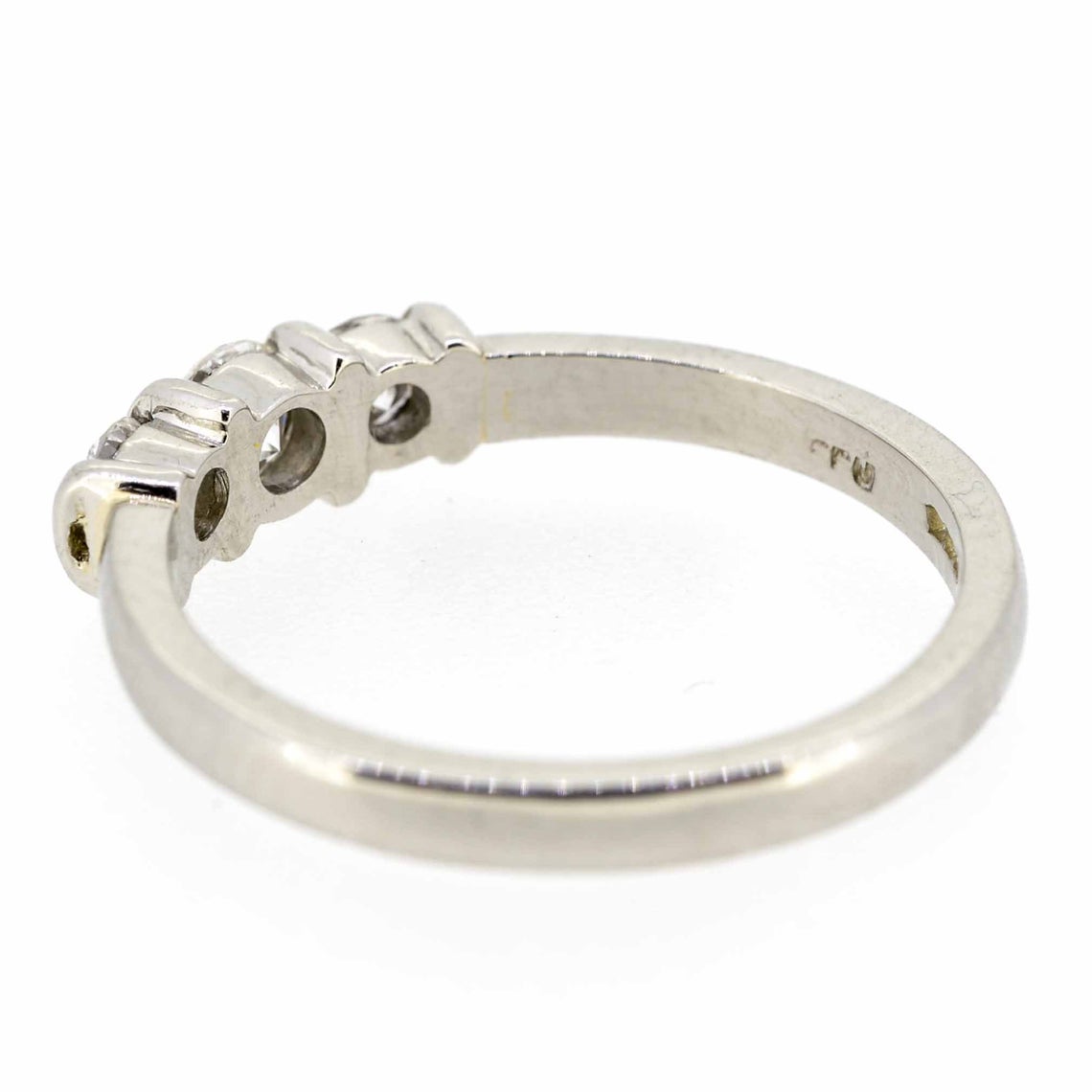 Platinum Diamond Three Stone Ring