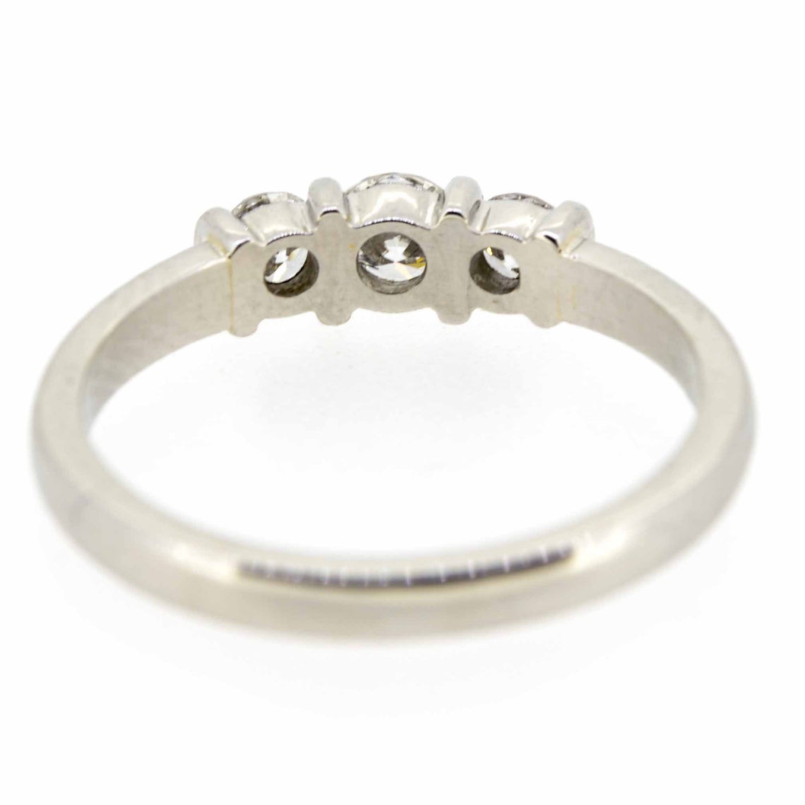 Platinum Diamond Three Stone Ring