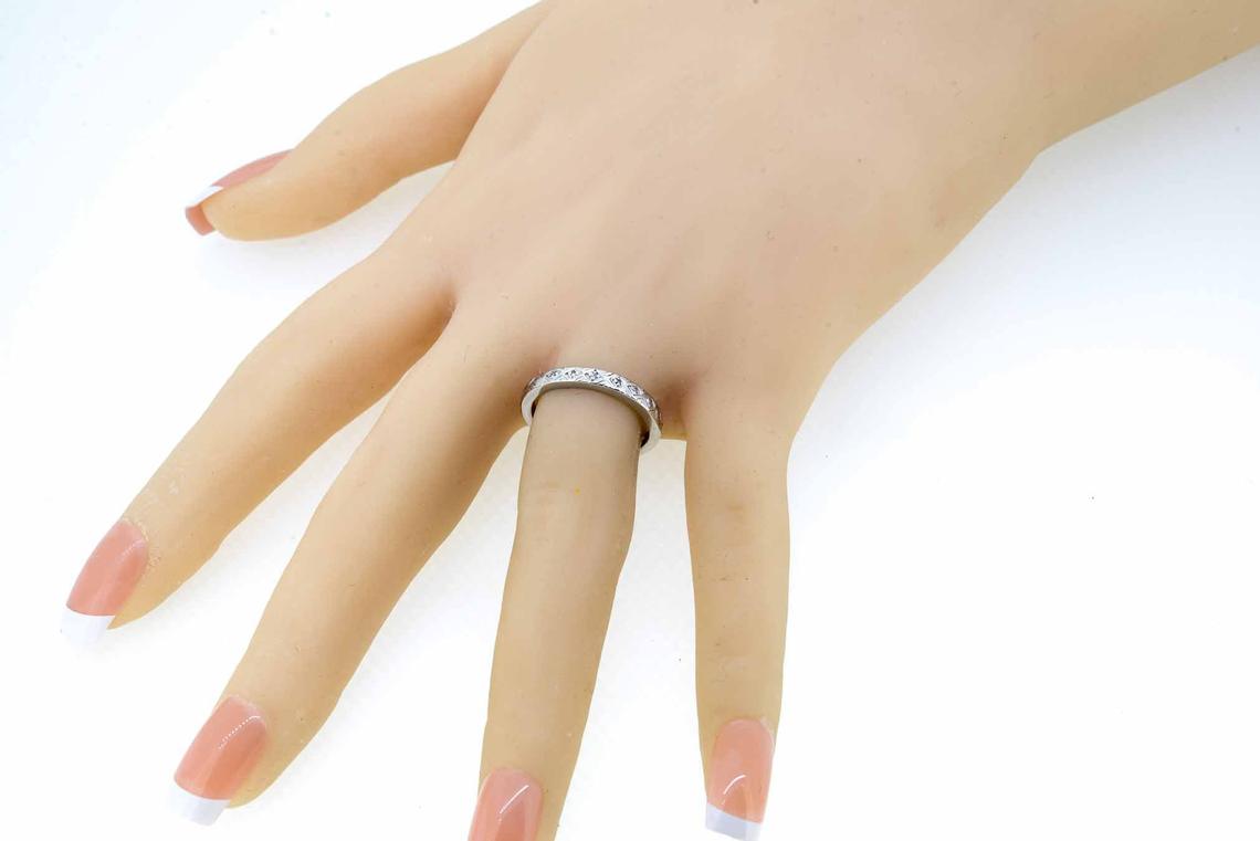 1960s 18ct White Gold Diamond Eternity Ring