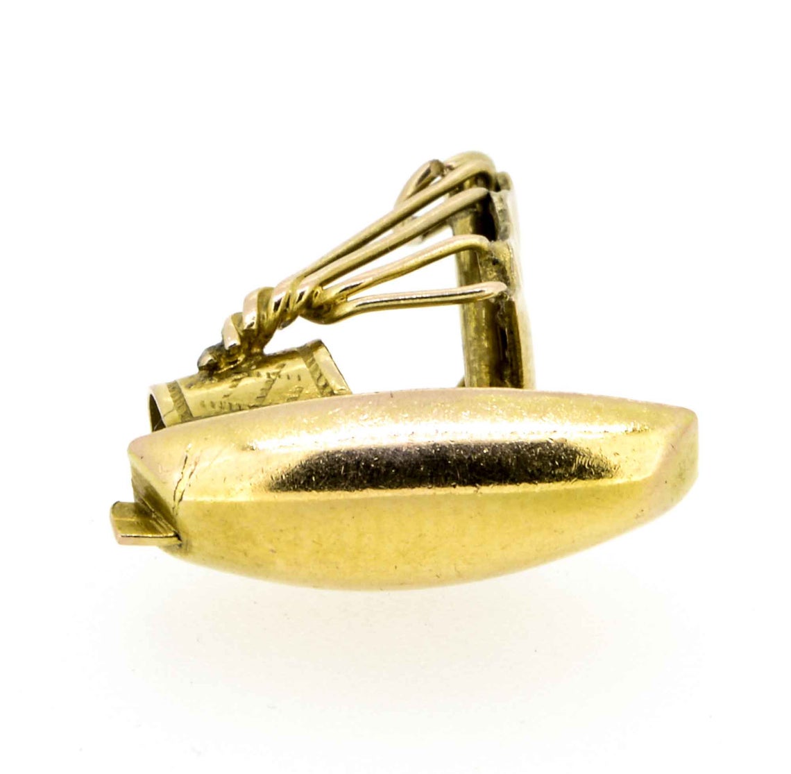 1960s 14k Sampan Novelty Charm