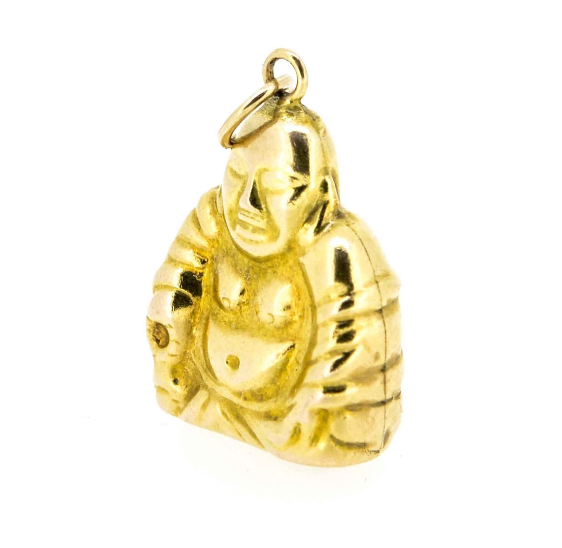 1960s 14ct Gold Buddha Charm/Pendant