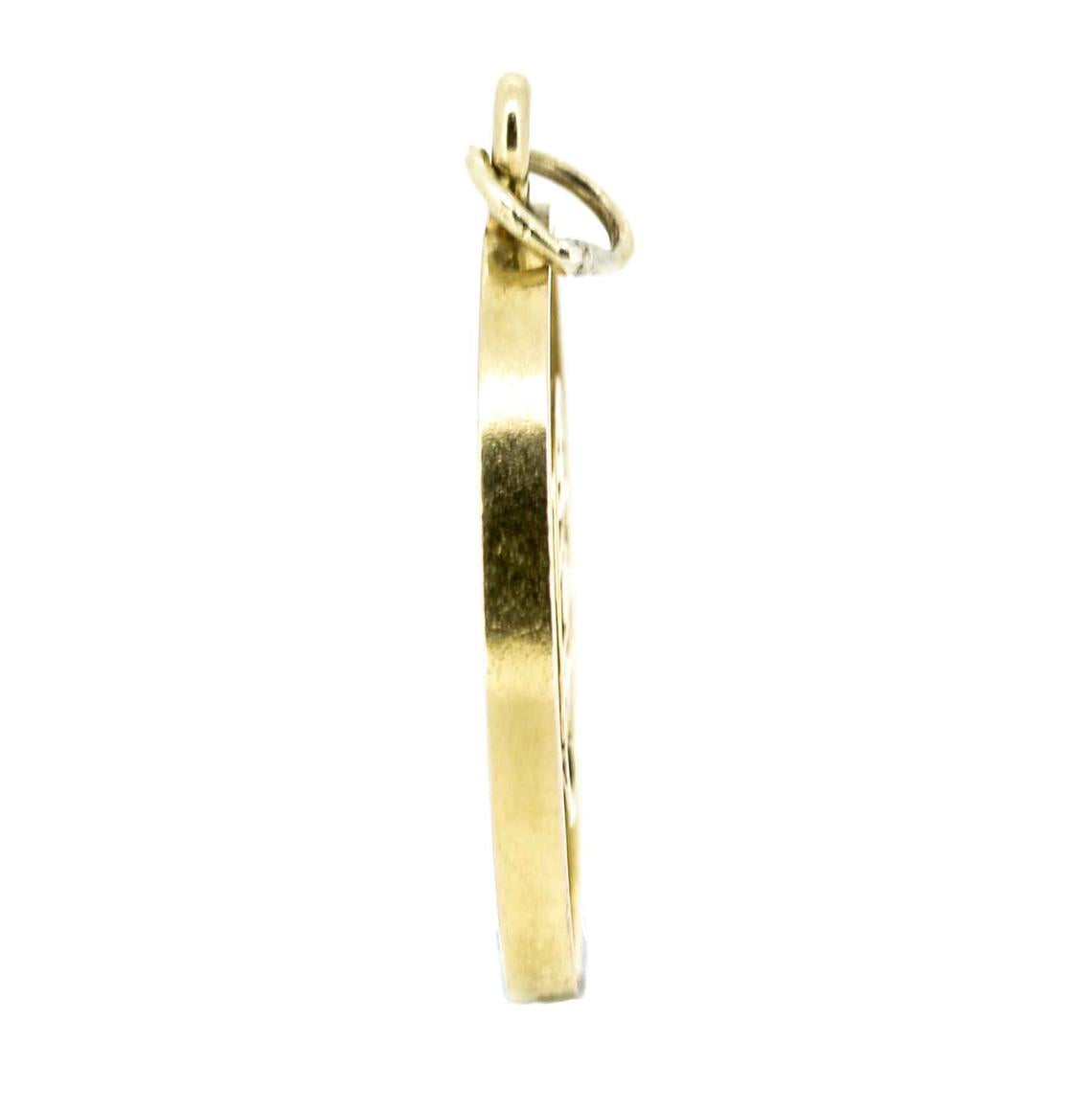 1960s 14ct Gold "Long Life" Chinese Medallion