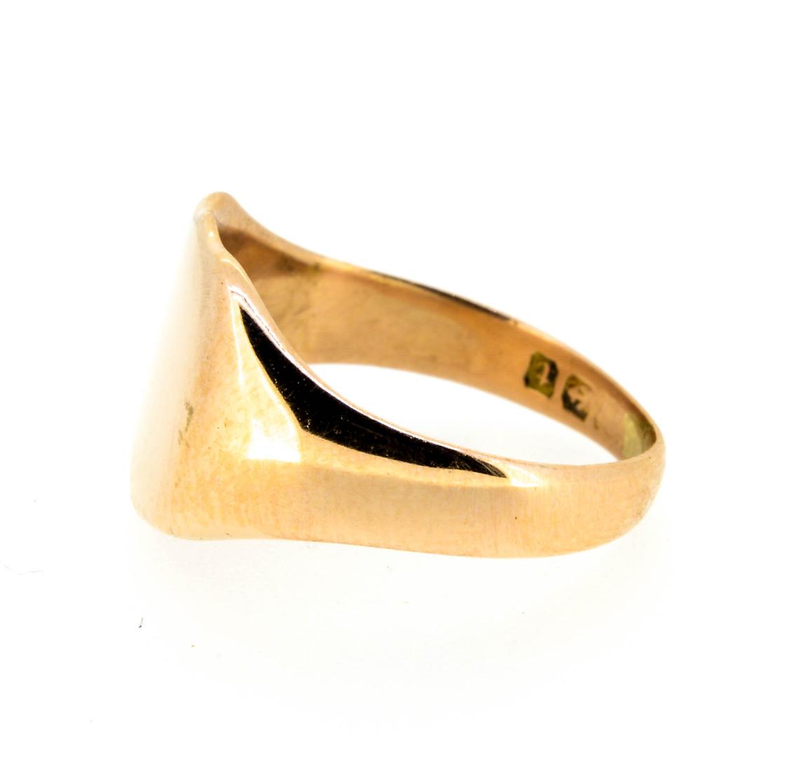 Early 20th Century 9ct Rose Gold Signet Ring