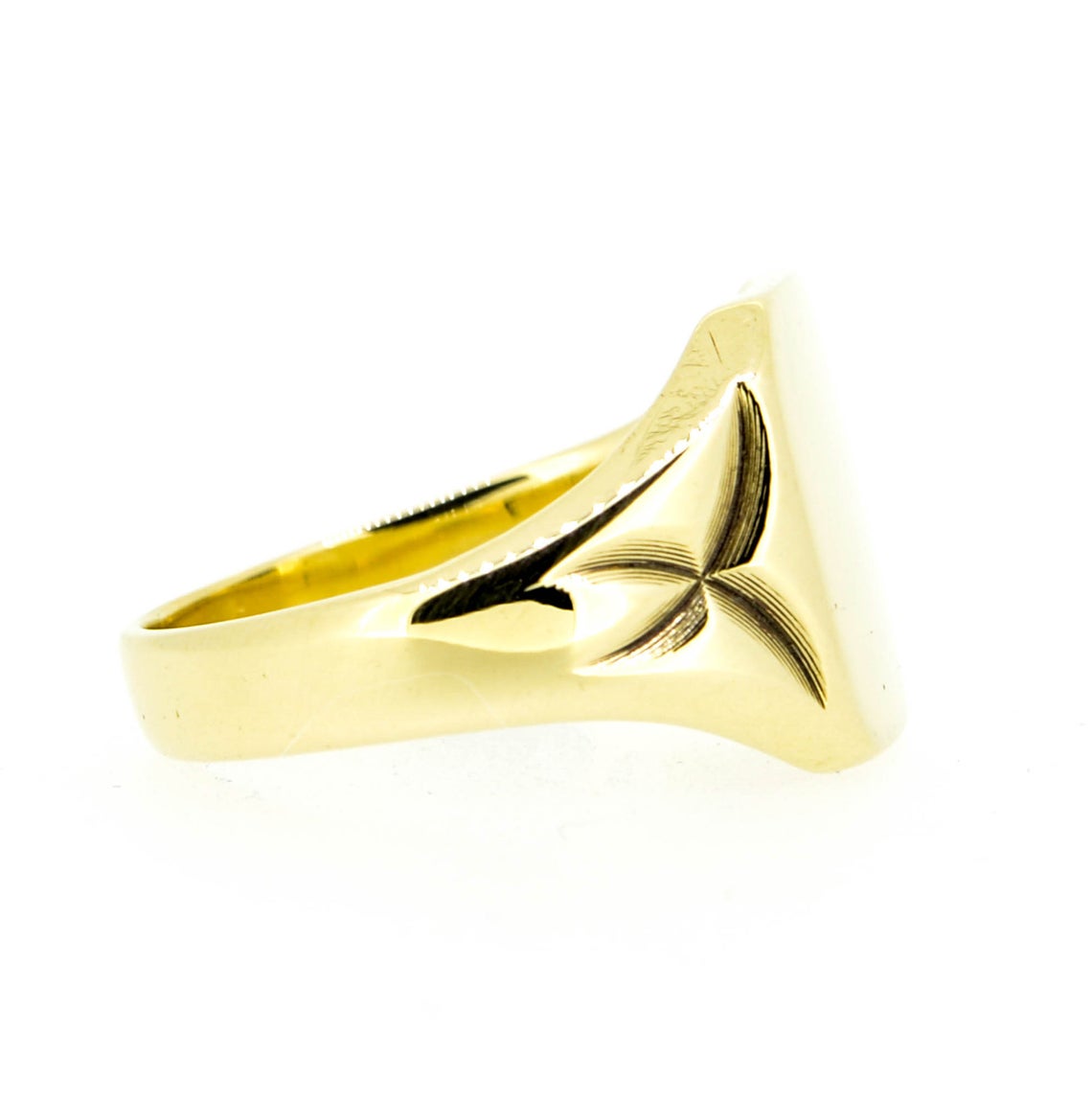 Vintage Gents 9ct Gold Heavy Signet Ring