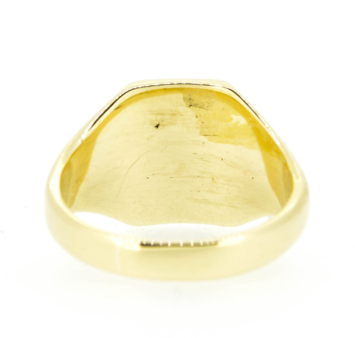 Vintage Gents 9ct Gold Heavy Signet Ring