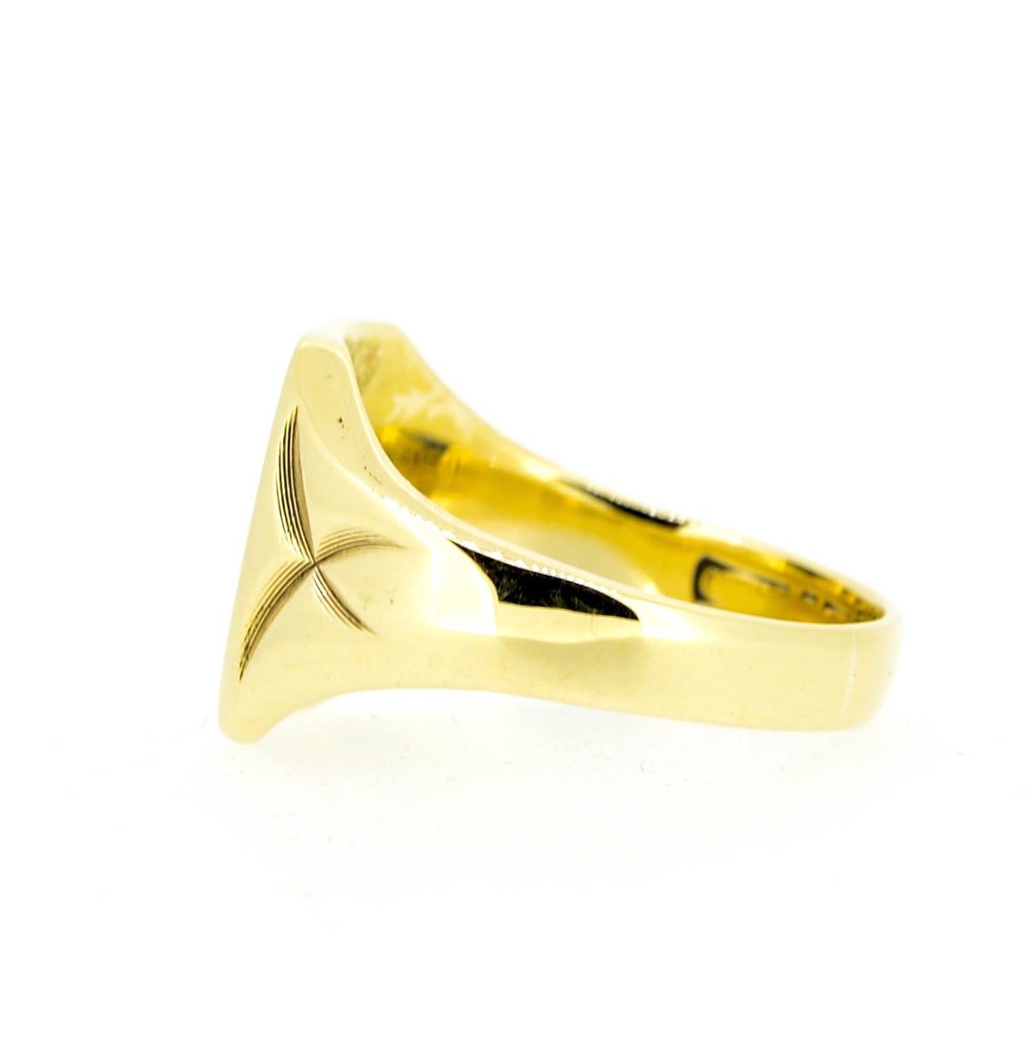 Vintage Gents 9ct Gold Heavy Signet Ring