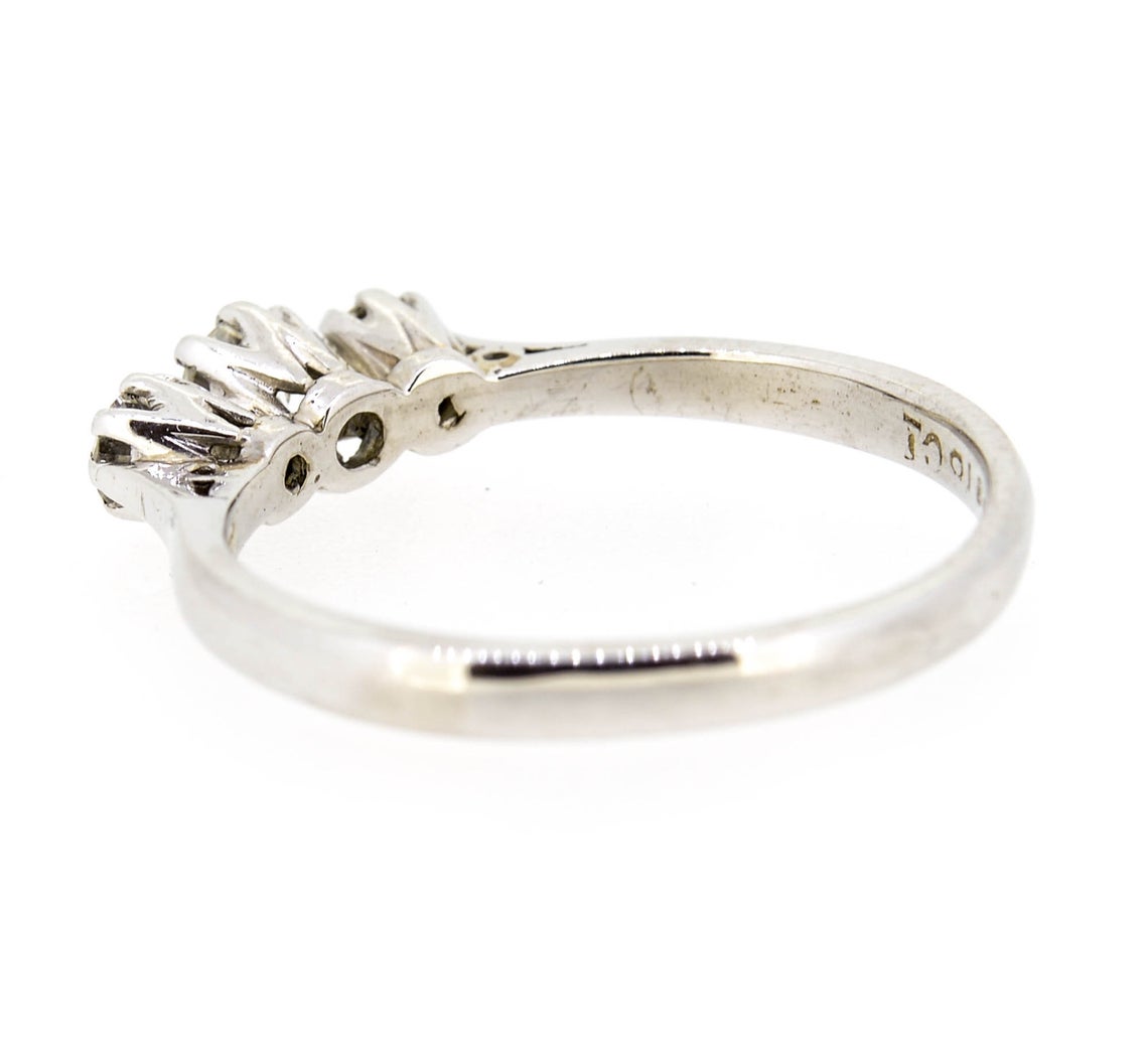 18ct White Gold Three Stone Diamond Ring