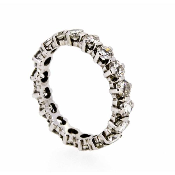 18ct White Gold Diamond Full Eternity Ring