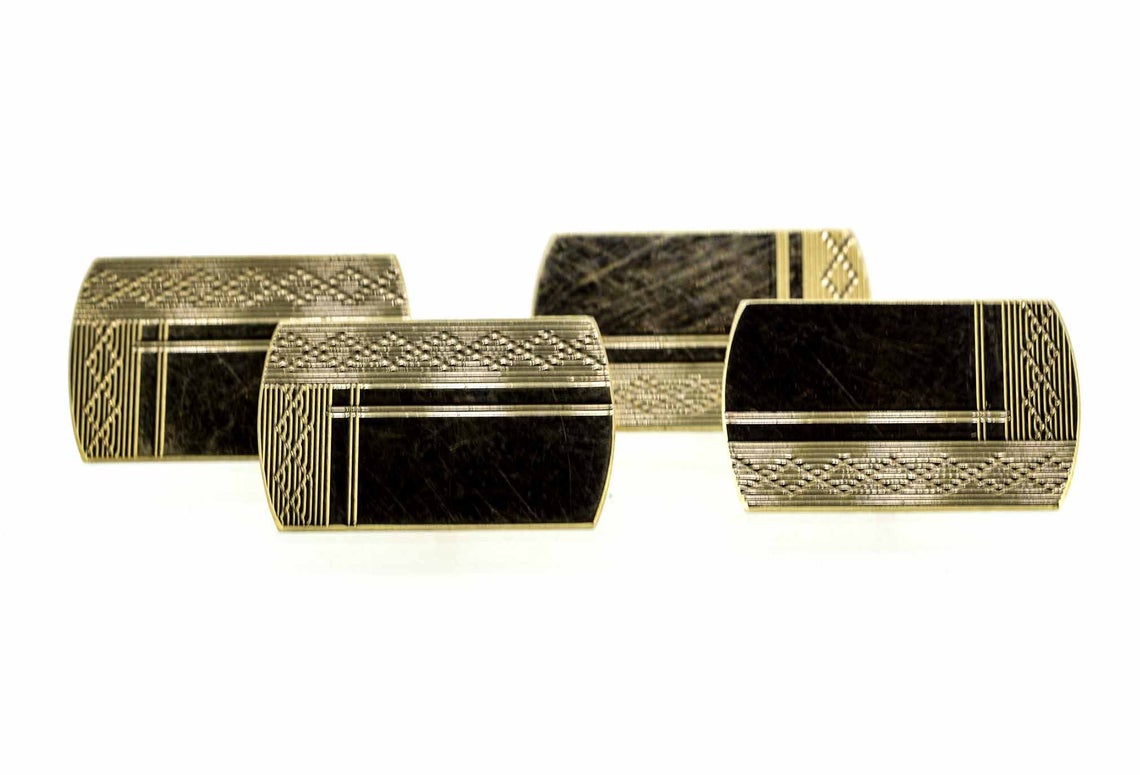Mid 20th Century 9ct Yellow Gold Cufflinks