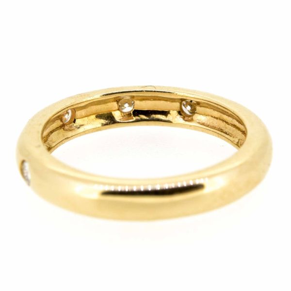 18ct Rose Gold Diamond Band Ring