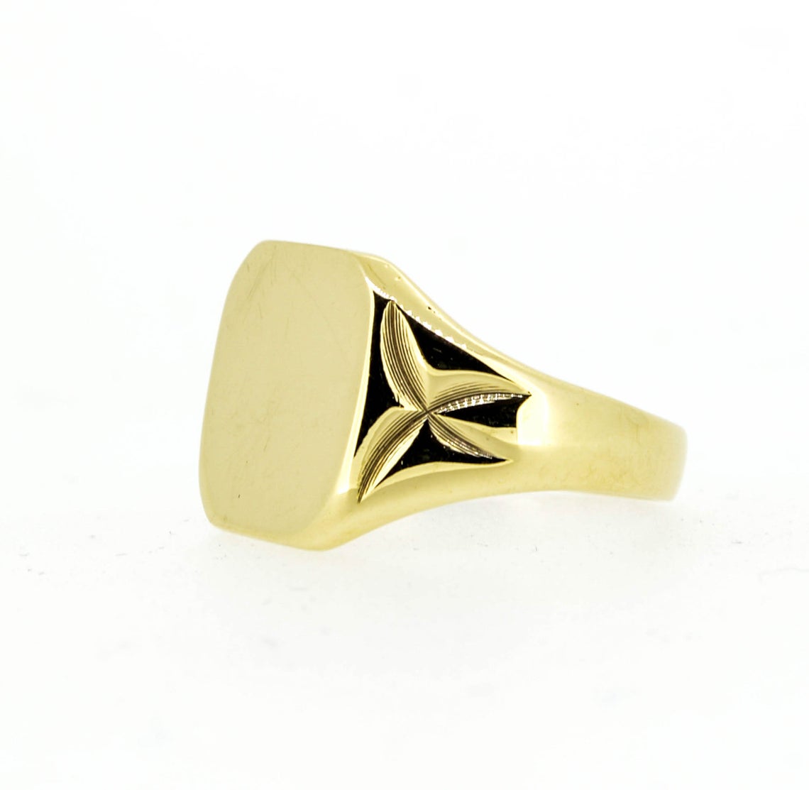 Vintage Gents 9ct Gold Heavy Signet Ring